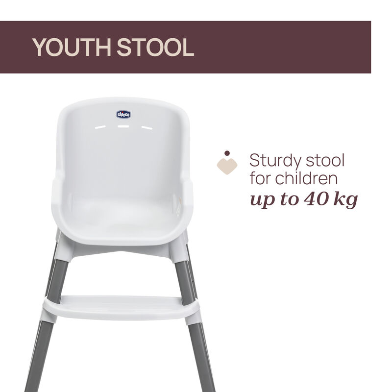 Zest Highchair Moon Grey image number 2